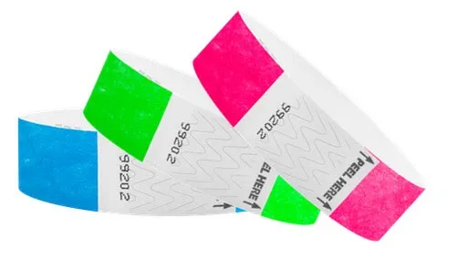 1” Tyvek® Wristbands - Litter Free