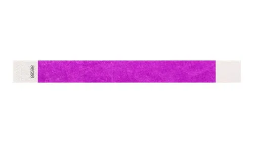 1” Tyvek® Wristbands - Solid Colors Custom