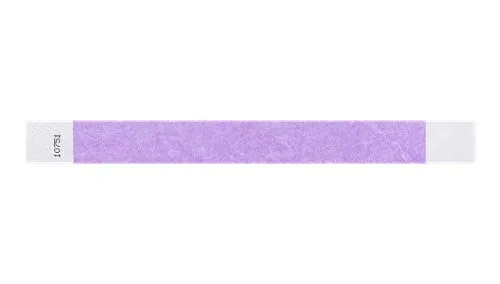 1” Tyvek® Wristbands - Solid Colors Custom