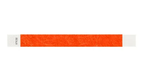 1” Tyvek® Wristbands - Solid Colors Custom