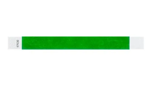 1” Tyvek® Wristbands - Solid Colors Custom