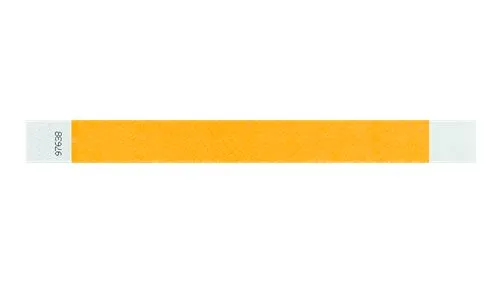 1” Tyvek® Wristbands - Solid Colors Custom