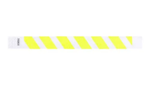 1" Tyvek® Wristbands - Stripes