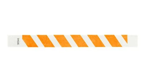 1" Tyvek® Wristbands - Stripes