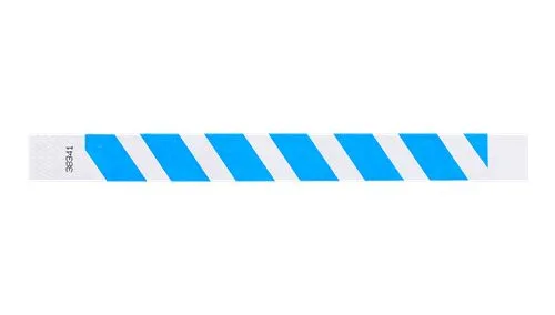 1" Tyvek® Wristbands - Stripes
