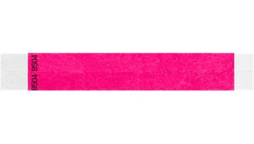 3/4” Tyvek® Wristbands Custom - Duplicate Numbers