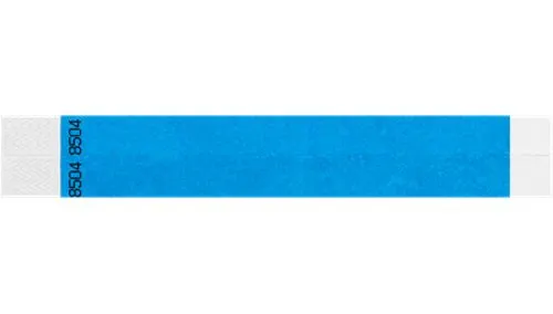 3/4” Tyvek® Wristbands Custom - Duplicate Numbers