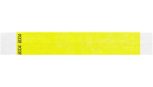 3/4” Tyvek® Wristbands Custom - Duplicate Numbers