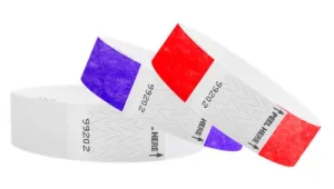 3/4” Tyvek® Wristbands Custom - Litter Free