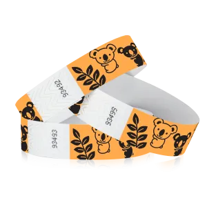 3/4" Tyvek Koalas Wristbands