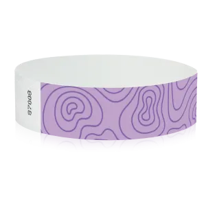 3/4" Tyvek Purple Topograph