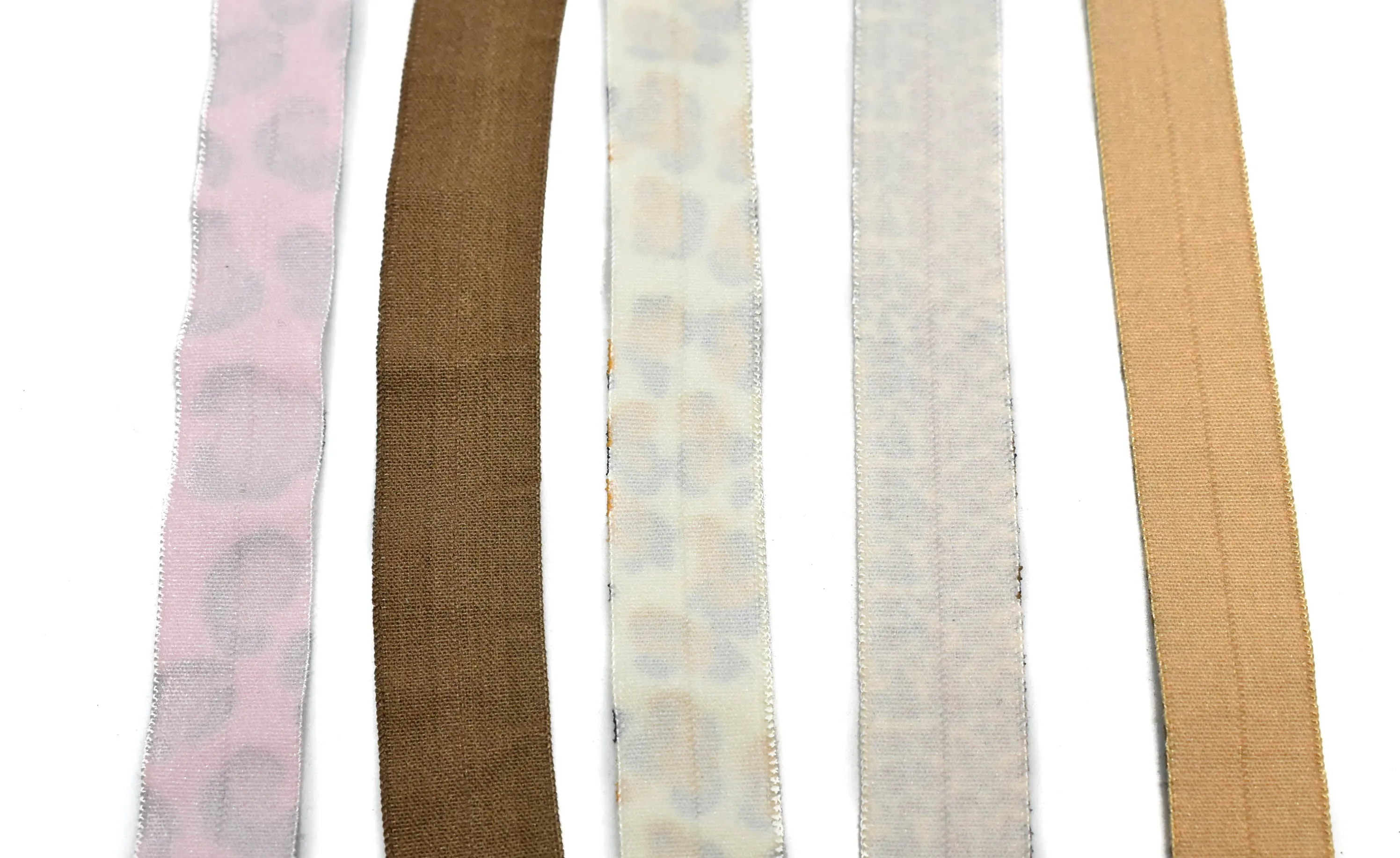 Assorted Cheetah Print Elastics 0.63" - 1 Yard
