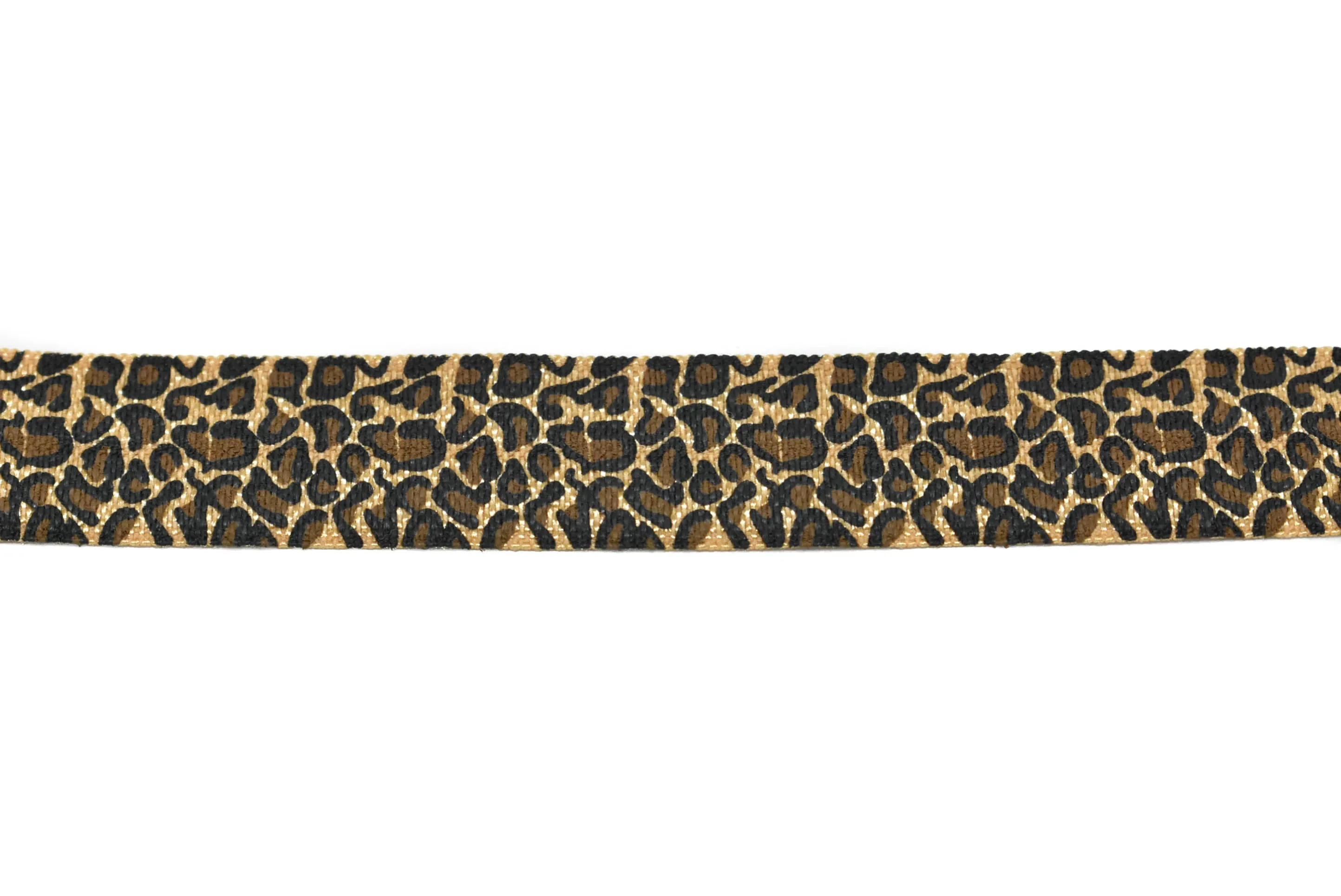 Assorted Cheetah Print Elastics 0.63" - 1 Yard