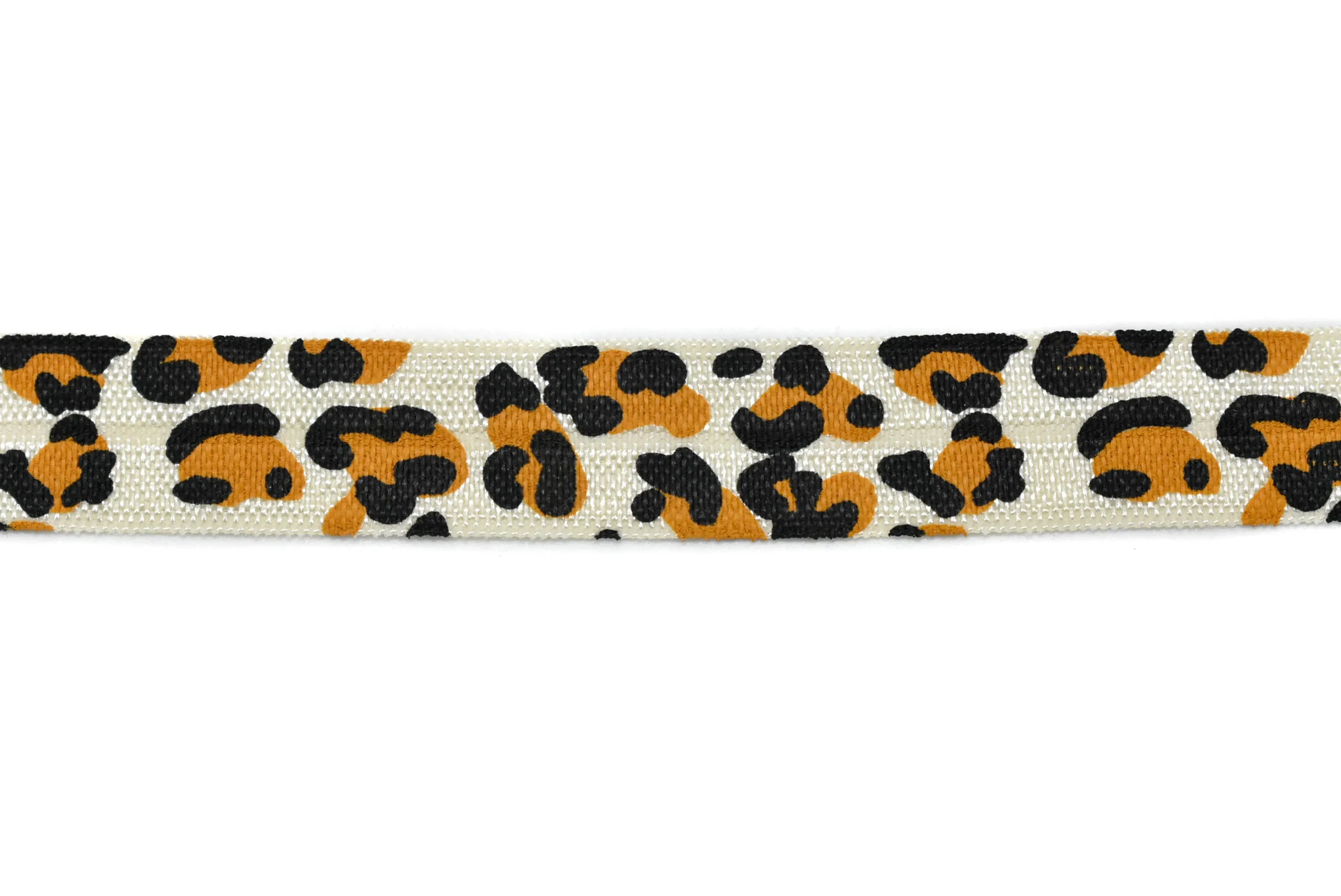 Assorted Cheetah Print Elastics 0.63" - 1 Yard