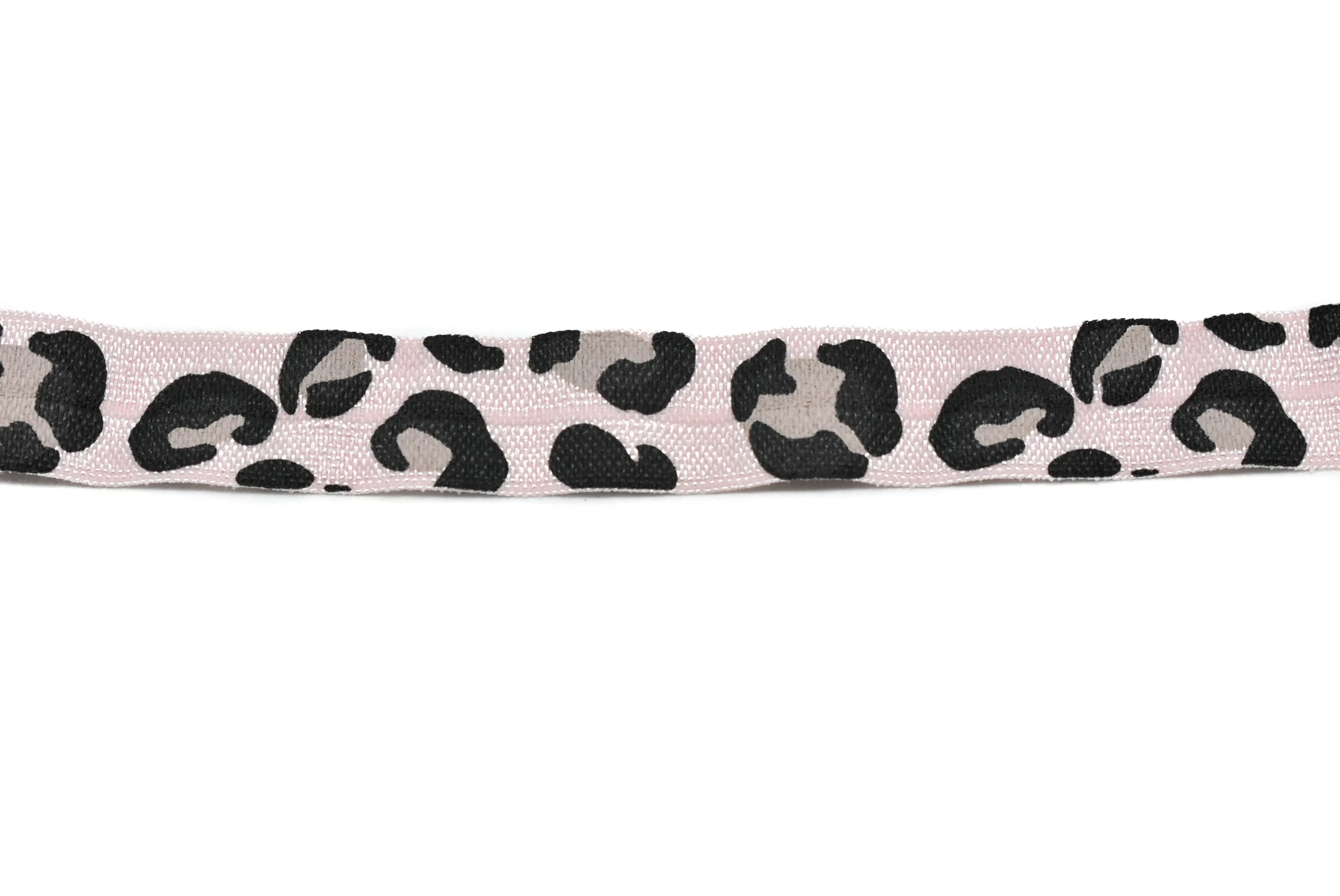 Assorted Cheetah Print Elastics 0.63" - 1 Yard
