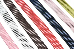 Assorted Small Polka Dot Elastic 0.63" - 1 Yard