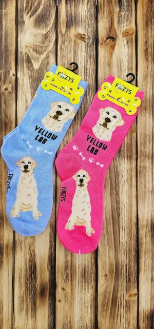Canine Foozys Socks - Yellow Lab