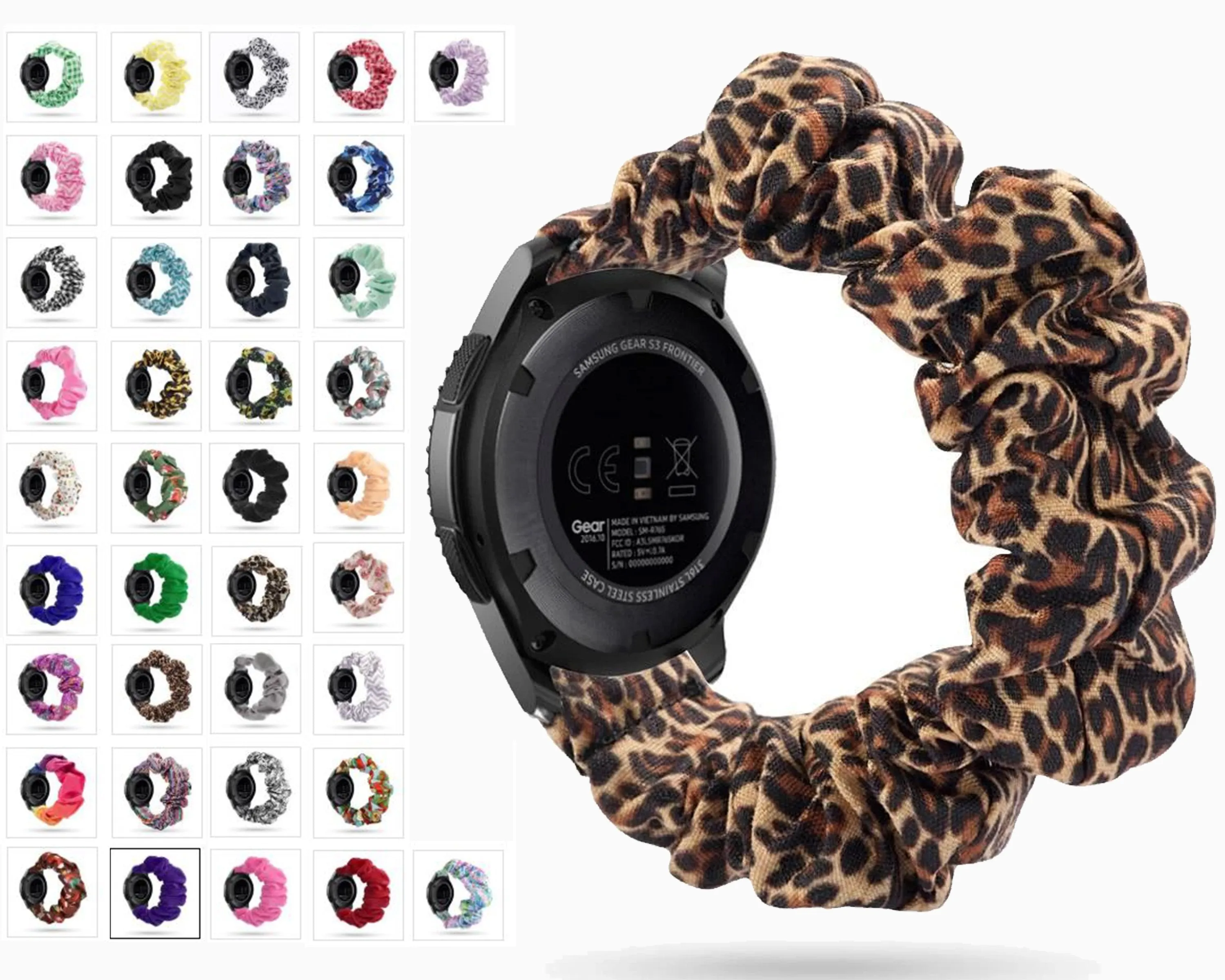 Elastic Watch Strap for samsung galaxy watch active 2 46mm 42mm strap gear s3 frontier amazfit bip strap 22 mm
