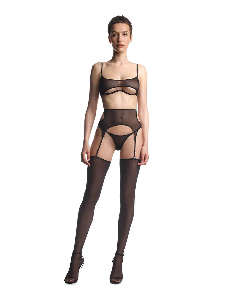Garter Belt "Felicia" Black