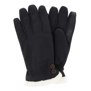 Isotoner Women's Microfiber Winter Glove with Button Detail