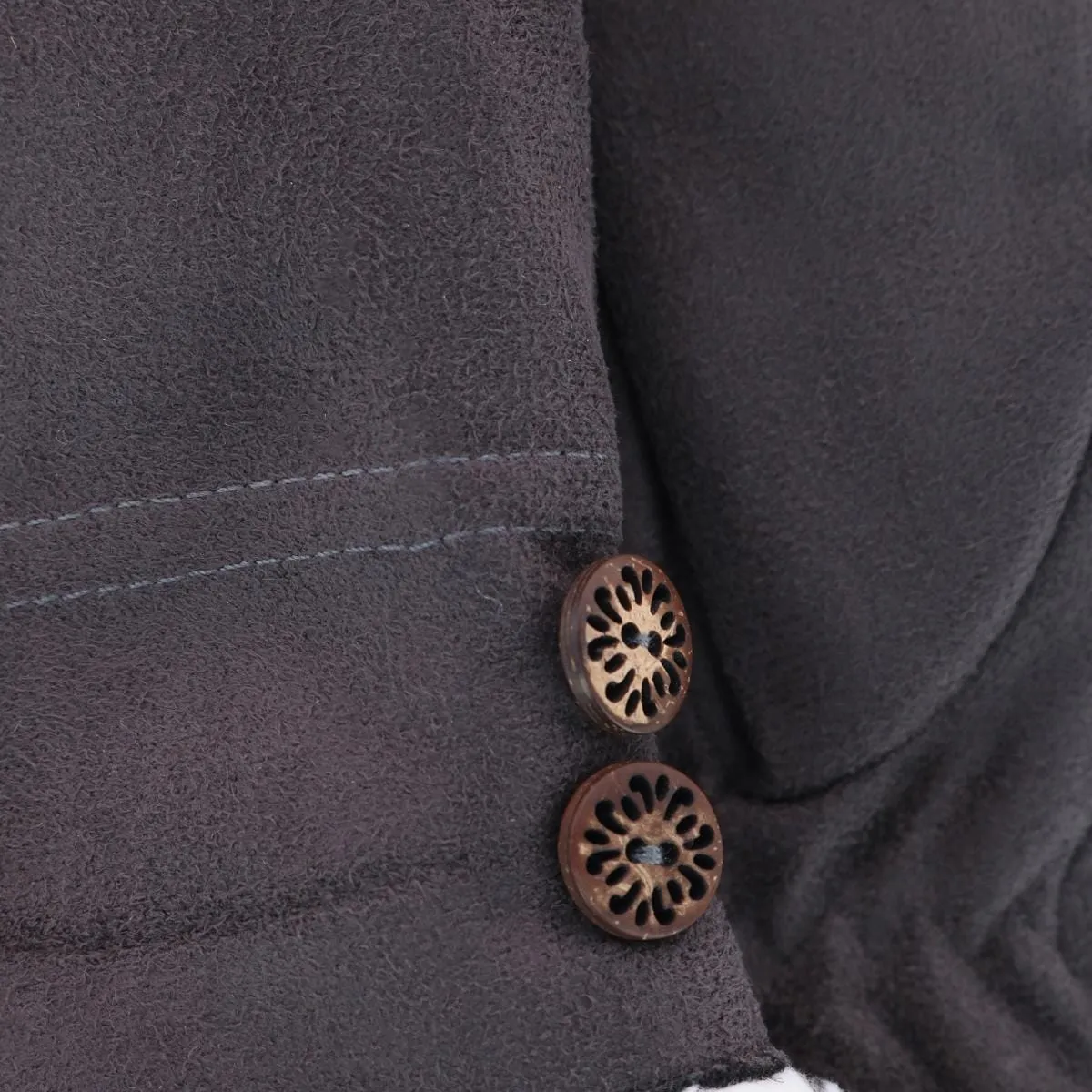 Isotoner Women's Microfiber Winter Glove with Button Detail