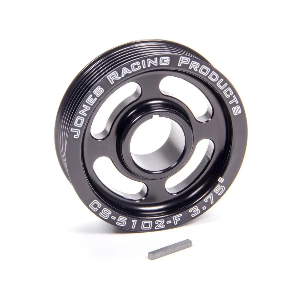 Jones Racing Products Crank Serpentine Pulley - 3.750 O.D. - 1-1/8" I.D.