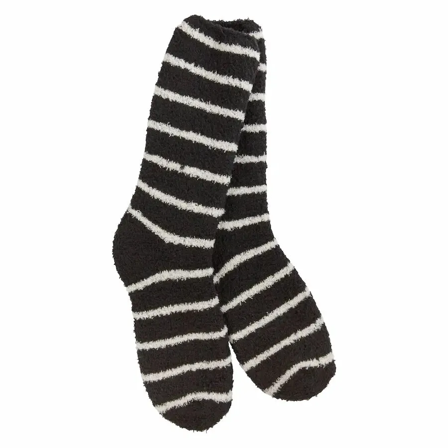 Knit Pickin Fireside Crew Socks - Onyx Stripe