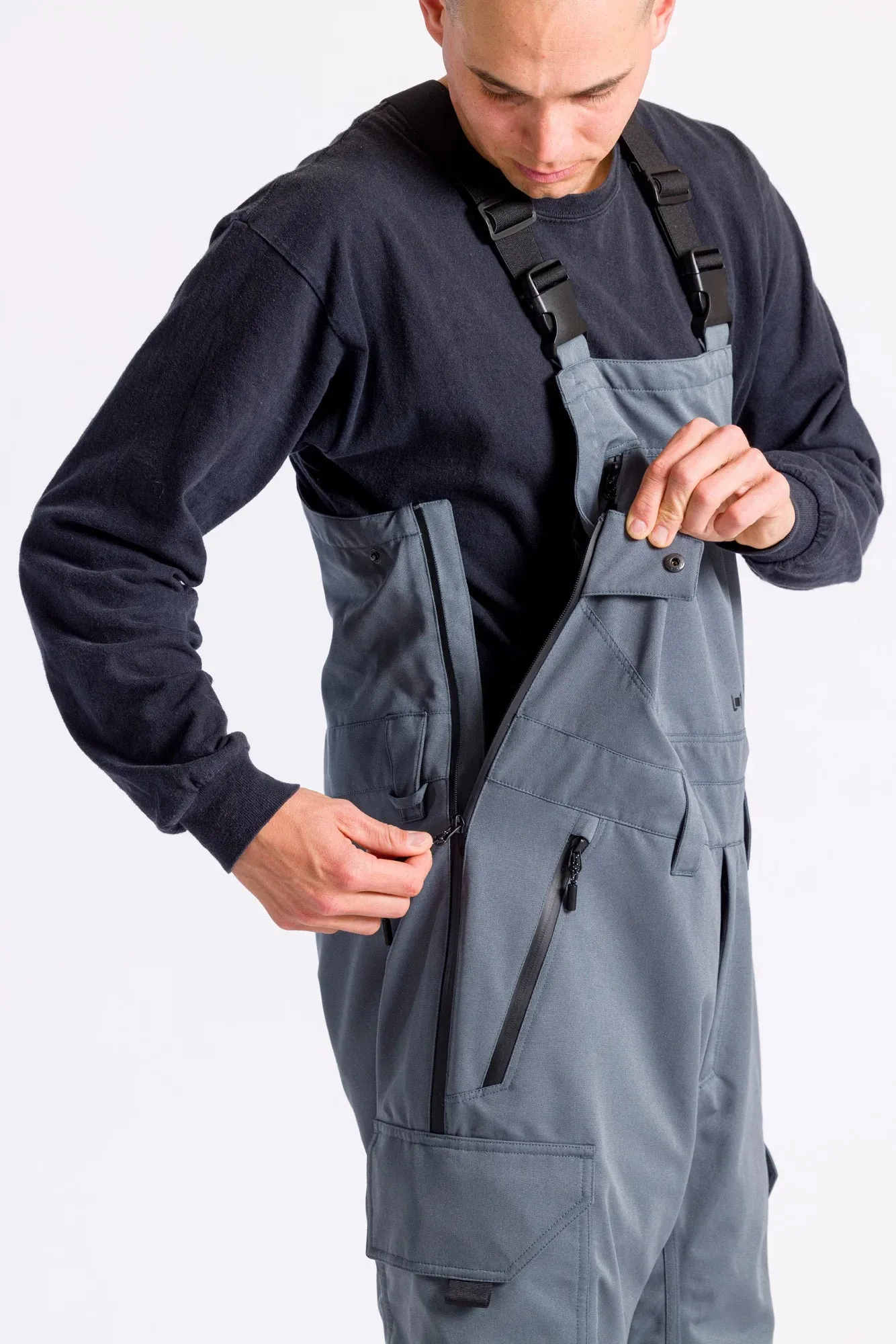 L1 Sentinal Mens Bib Pants Slate