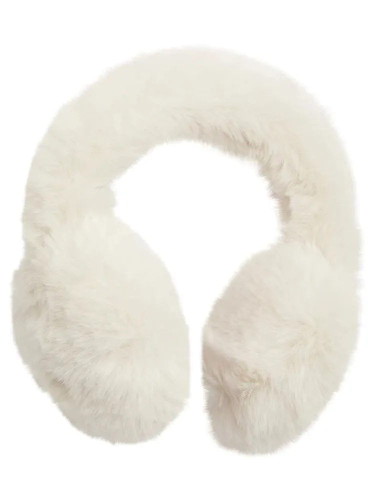 Nooki Edie Faux Fur Earmuffs Buttermilk