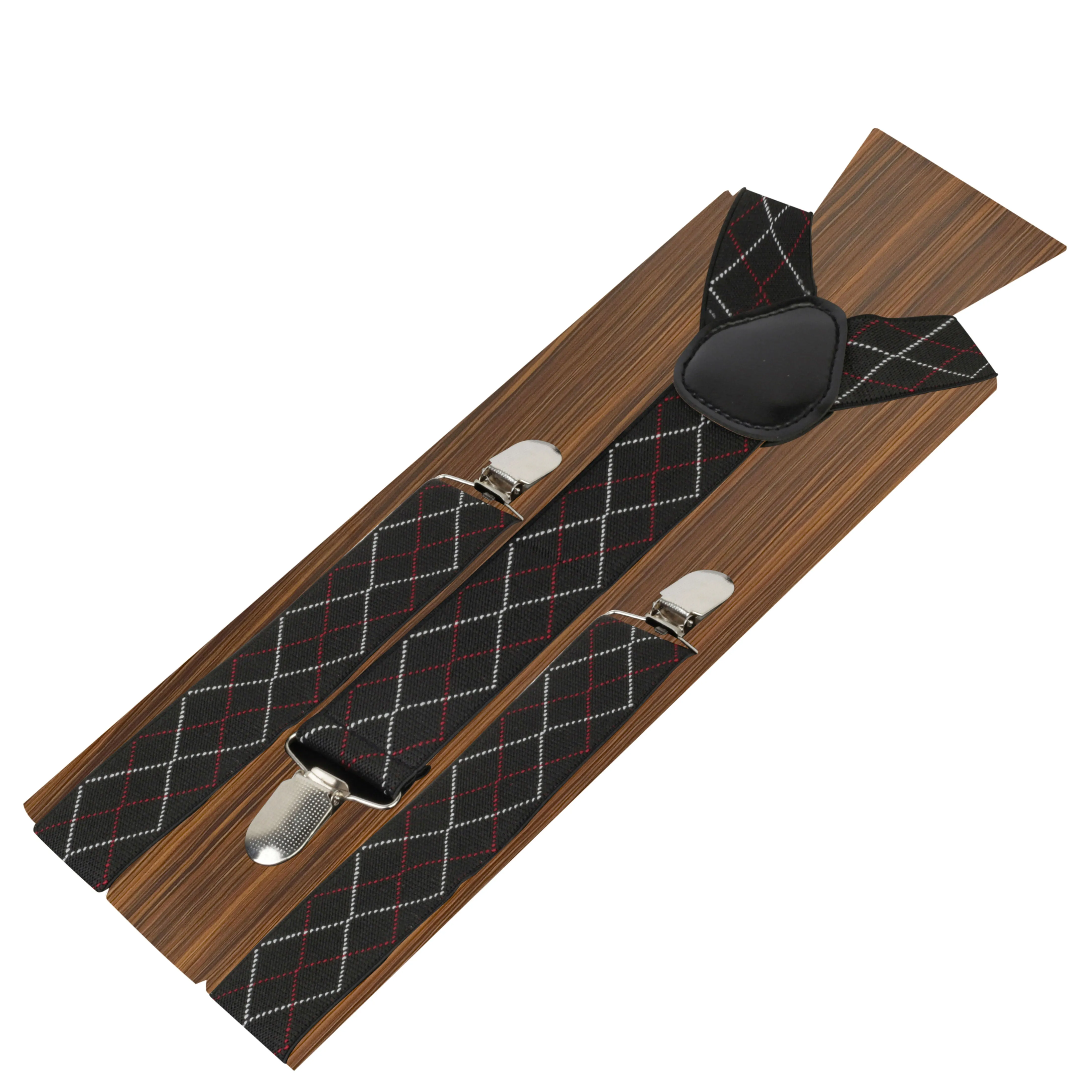 Peluche Stately Black Suspender for Men