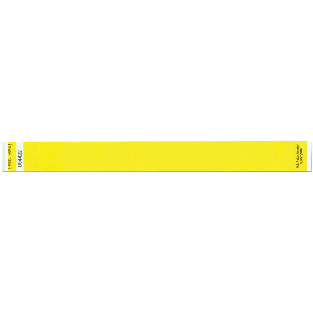 Tytan Tabless® Tyvek Wristbands 1" TTAB (1000/Box)