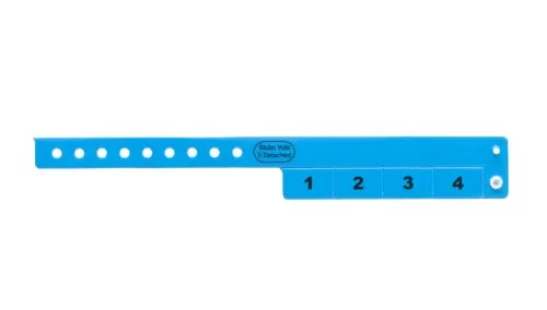 Vinyl Wristbands - 4 Tab