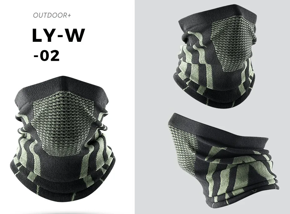 Windproof Warmer Soft Snowboard Neck Gaiter for Women and Men - SF1395