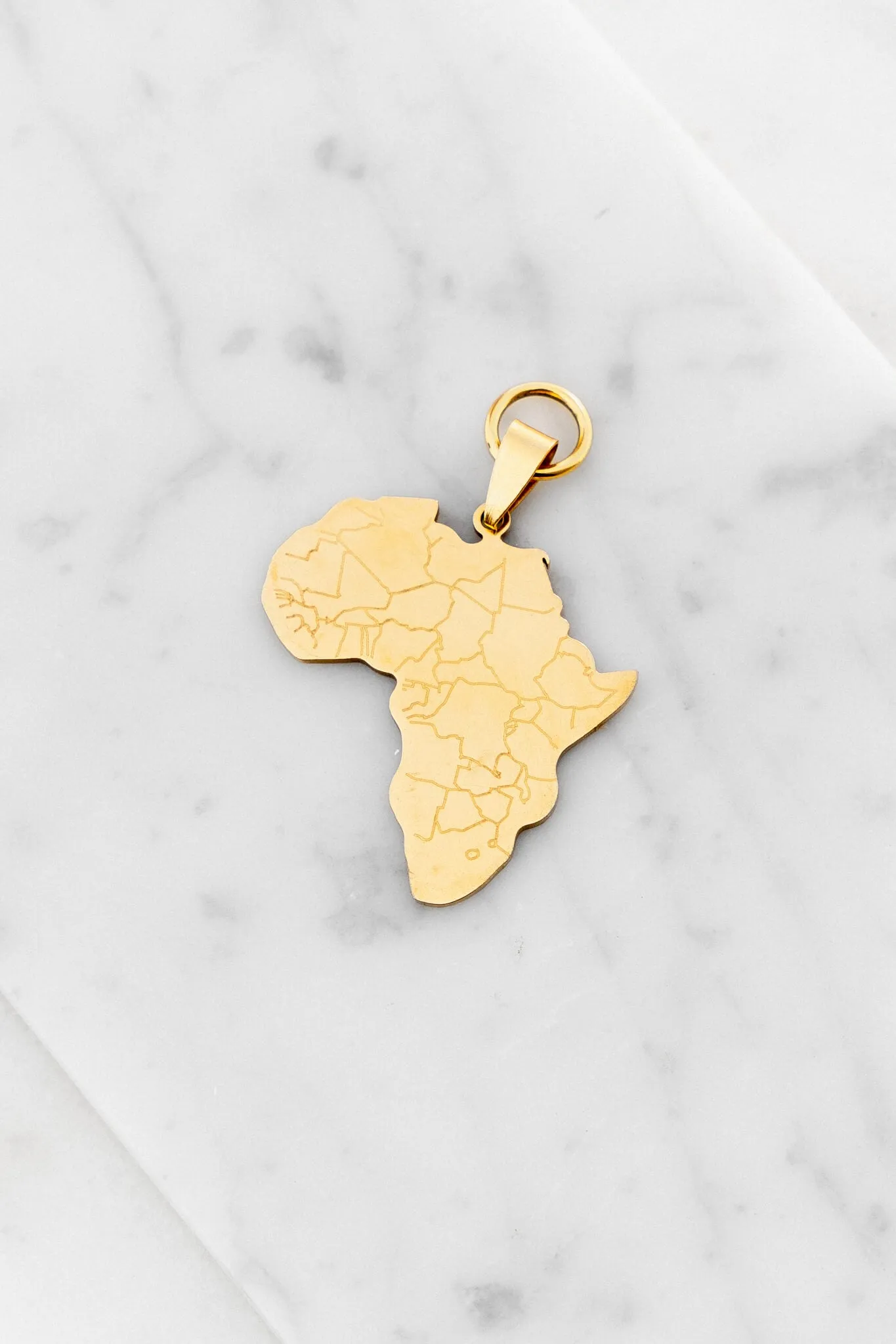 Womankind Africa Charm - Gold